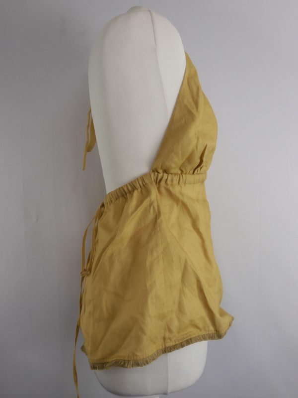 Sanne, Mirage Verde Halter Neck Top, Size 8. - Image 3