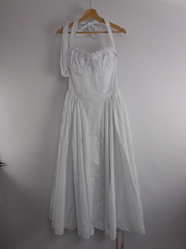 House of CB Adebella White Dress, Size XS Cost £179