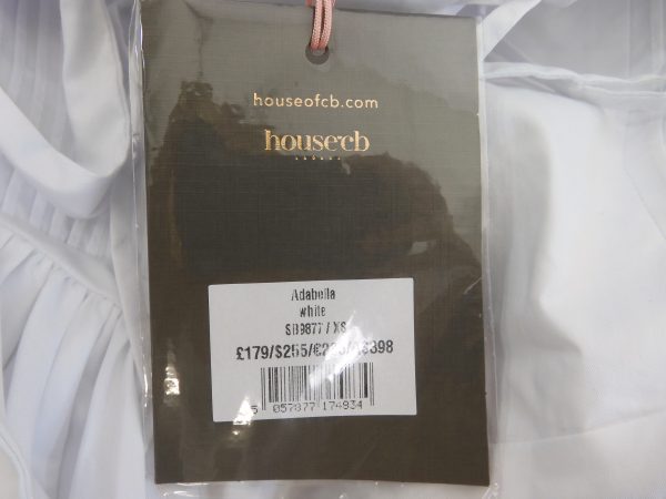 House of CB Adebella White Dress, Size XS Cost £179 - Image 8
