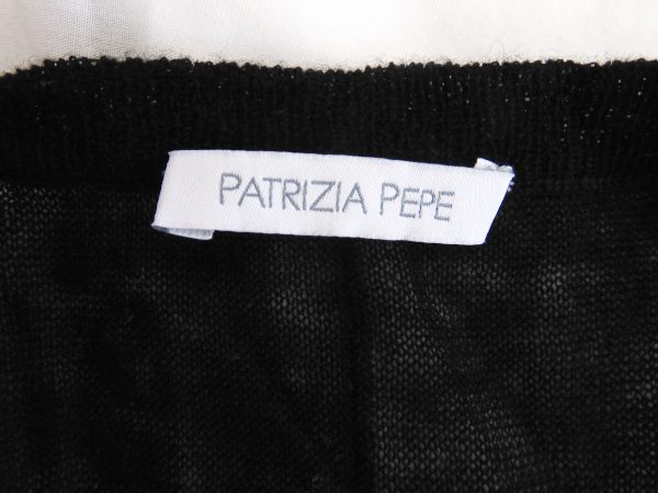 Patrizia Pepe Black Tank Top, Size 8. - Image 7