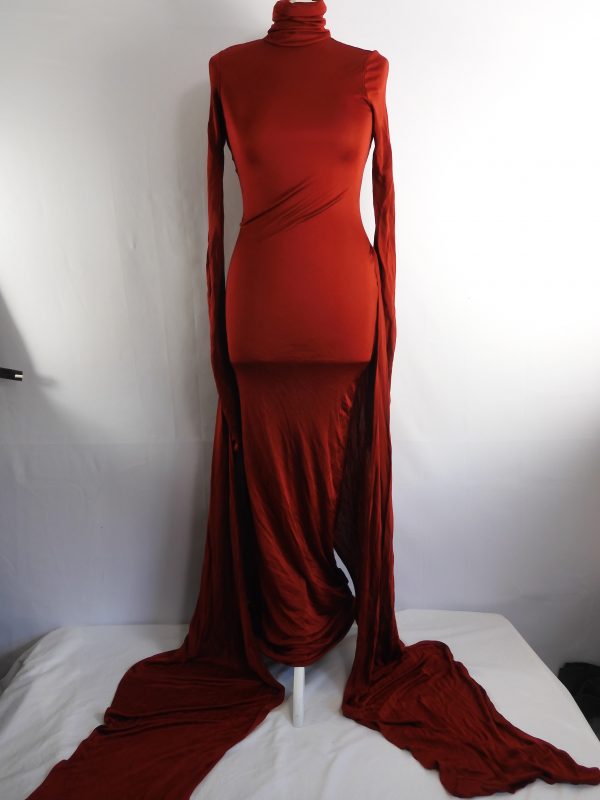 Helsa Jersey Sarong Maxi Dress, Size XS - Image 3