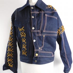 EYTYS Purple Velvet Rodeo Denim Jacket, Size M