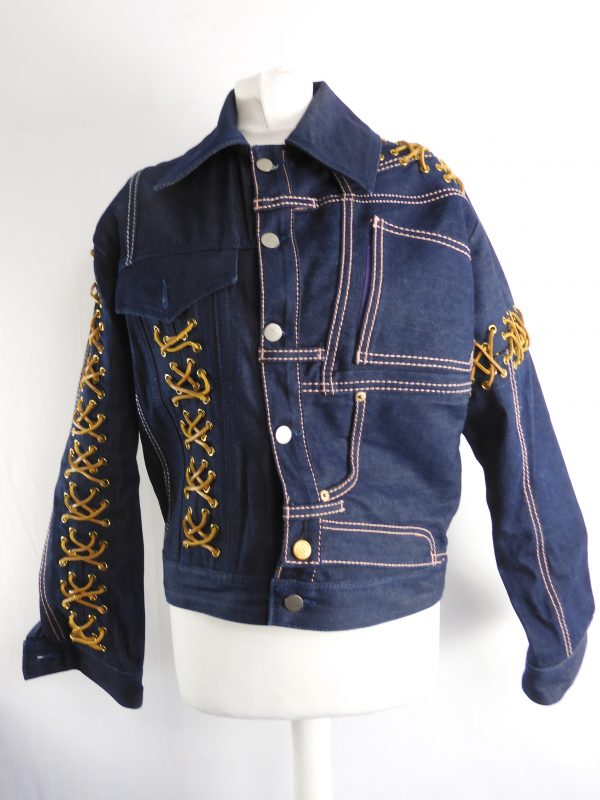 EYTYS Purple Velvet Rodeo Denim Jacket, Size M