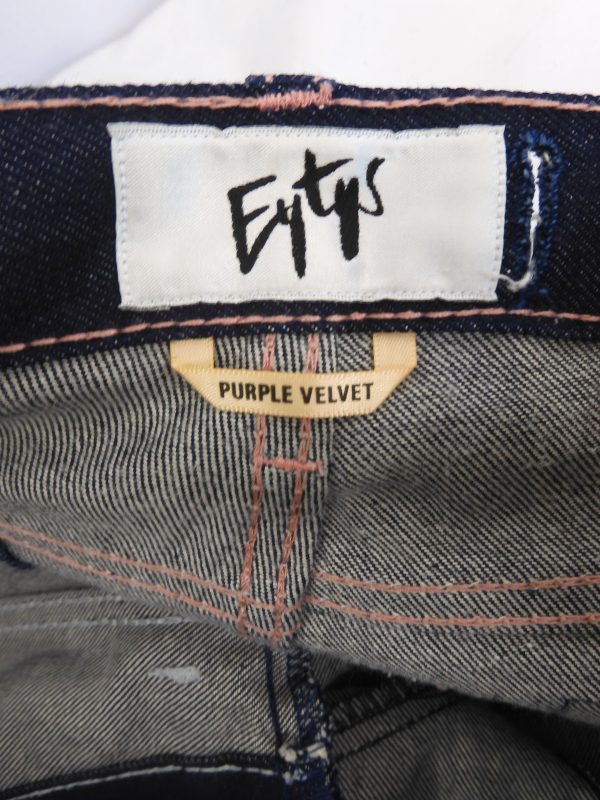 EYTYS Purple Velvet Rodeo Denim Jacket, Size M - Image 7