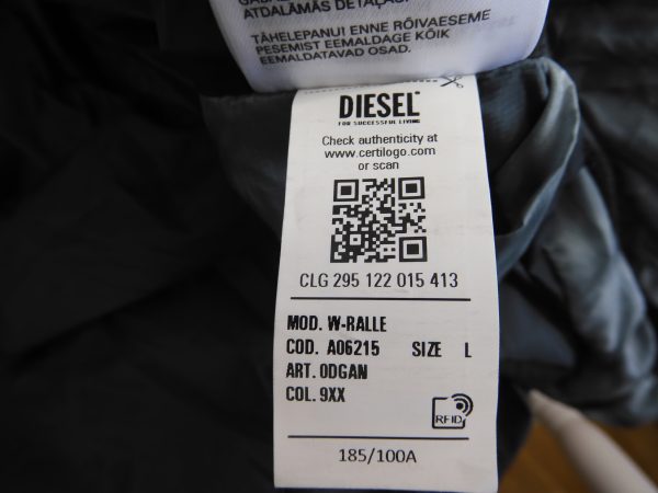 Diesel W-Ralle Puffer Jacket, Size L. - Image 7