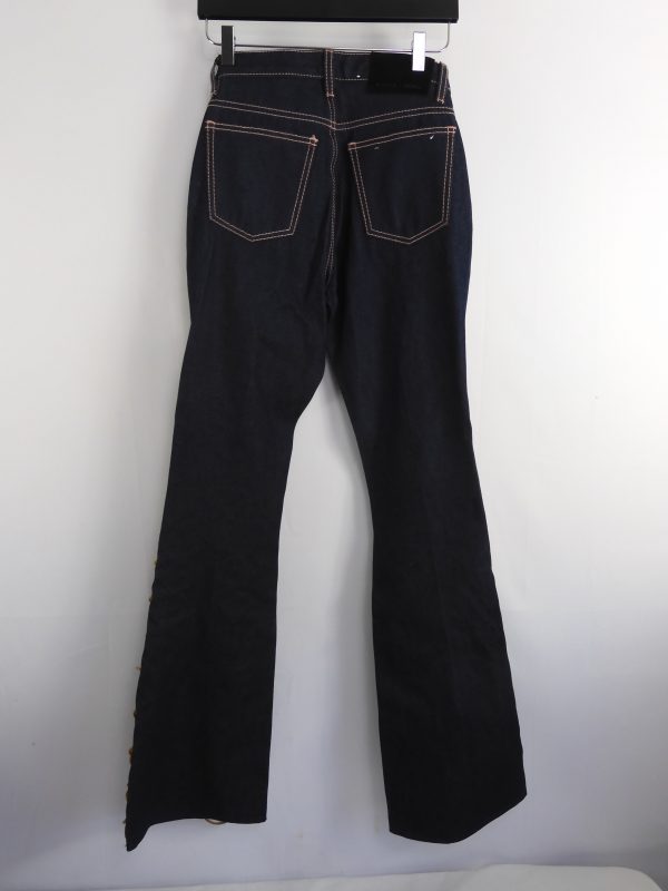 Eytys Purple Velvet Oregon Raw Jeans, Size 26 - Image 3