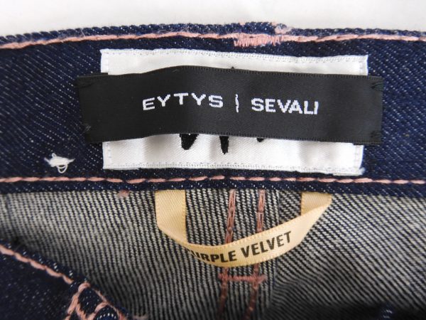 Eytys Purple Velvet Oregon Raw Jeans, Size 26 - Image 4