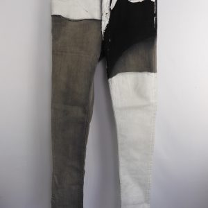 Rick Owens Tecuatl Tyrone Cut Jeans 'White Wax', Size 32.