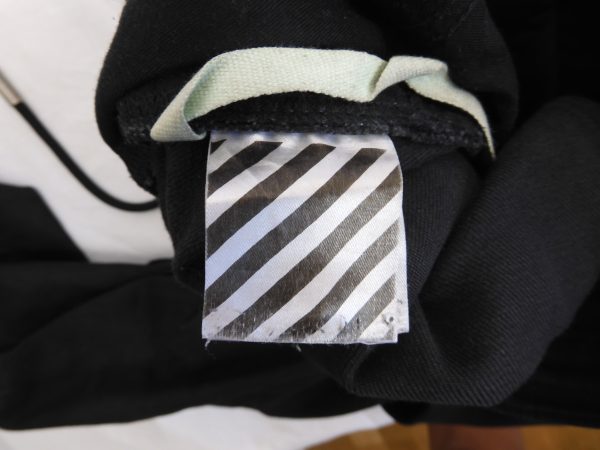 Off-White C/O Virgil Abloh Waxed Jeans, Size 31". - Image 6