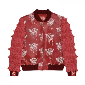 MJB Marc Jacques Burton Kiriko Everyday Spiked Bomber Jacket, Size M, online price £2350