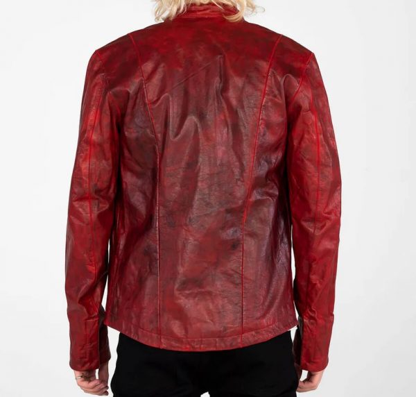 MJB Marc Jacques Burton Slim Fit Biker Jacket, Size 46 S, Online price £900. - Image 3