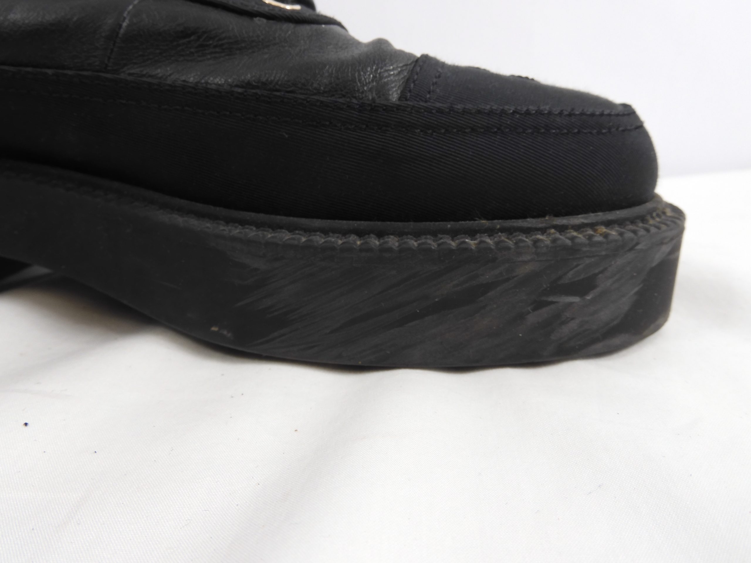 Chanel Combat Boots, Size 5 - Image 9